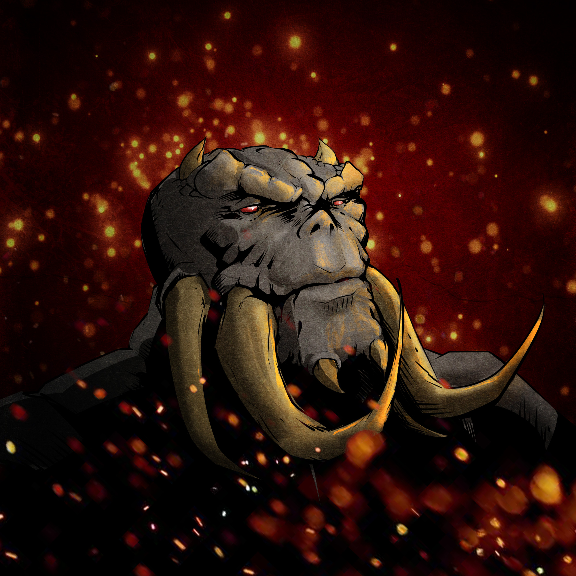 Landslide, the Blood Thrall tyrant of Noirtan